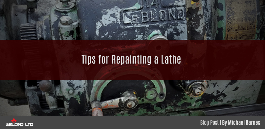 repainting a lathe