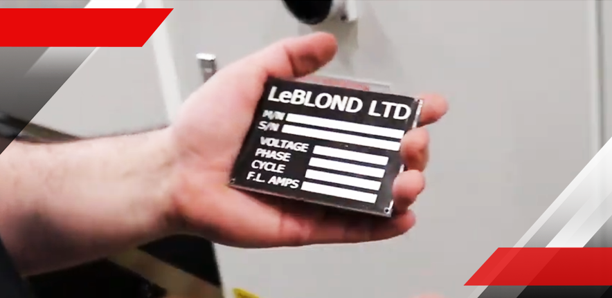 Find the LeBlond lathe serial number and drain plug locations