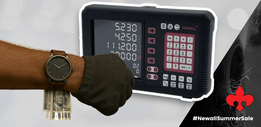 Stop Wasting Time. Get the Newall NMS 800 DRO.